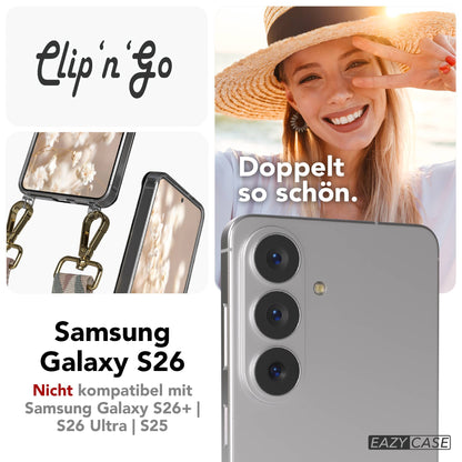 Samsung Galaxy S26 MagSafe Handykette mit verstellbarem Boho Band Set 