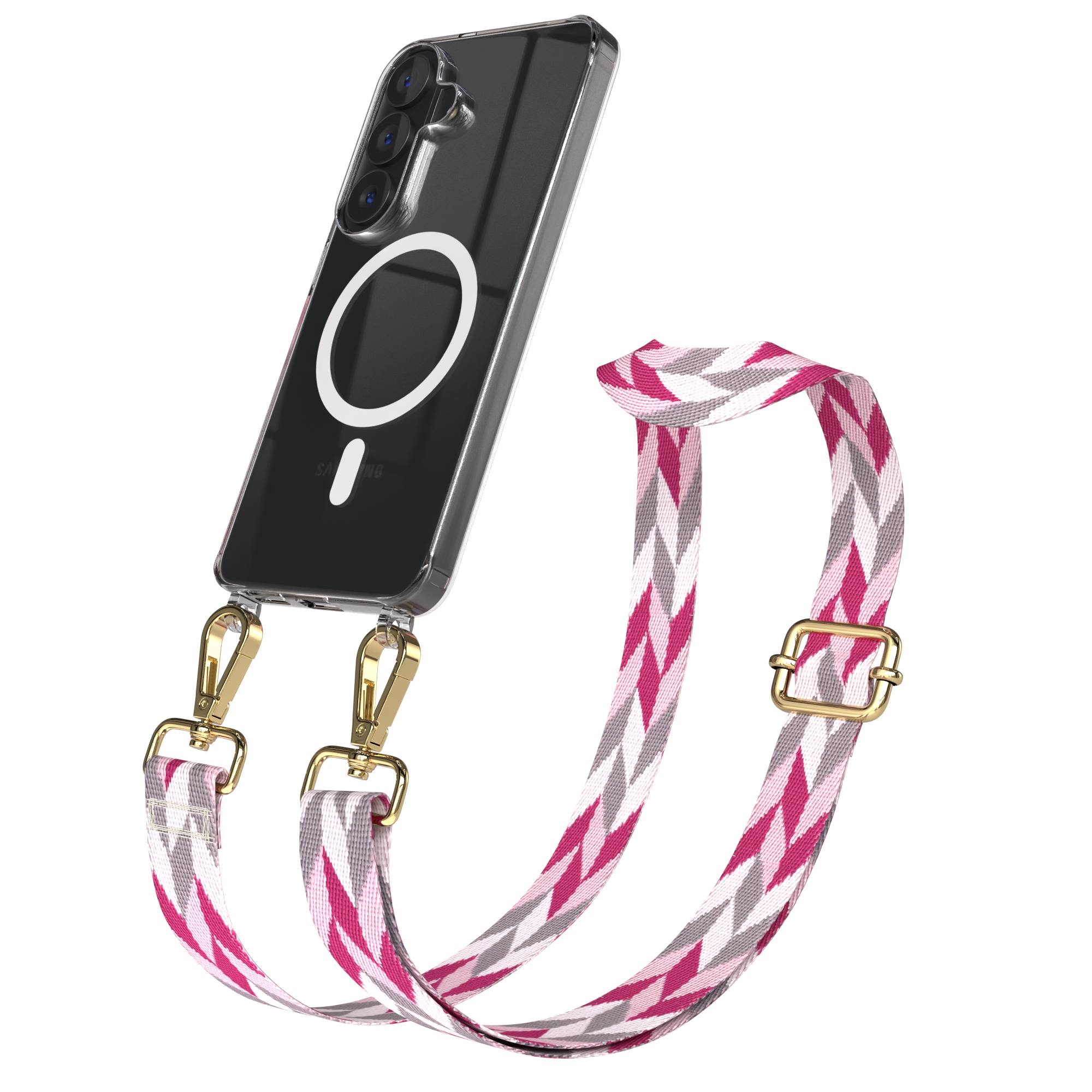 Samsung Galaxy S26 MagSafe Handykette mit verstellbarem Boho Band Set 