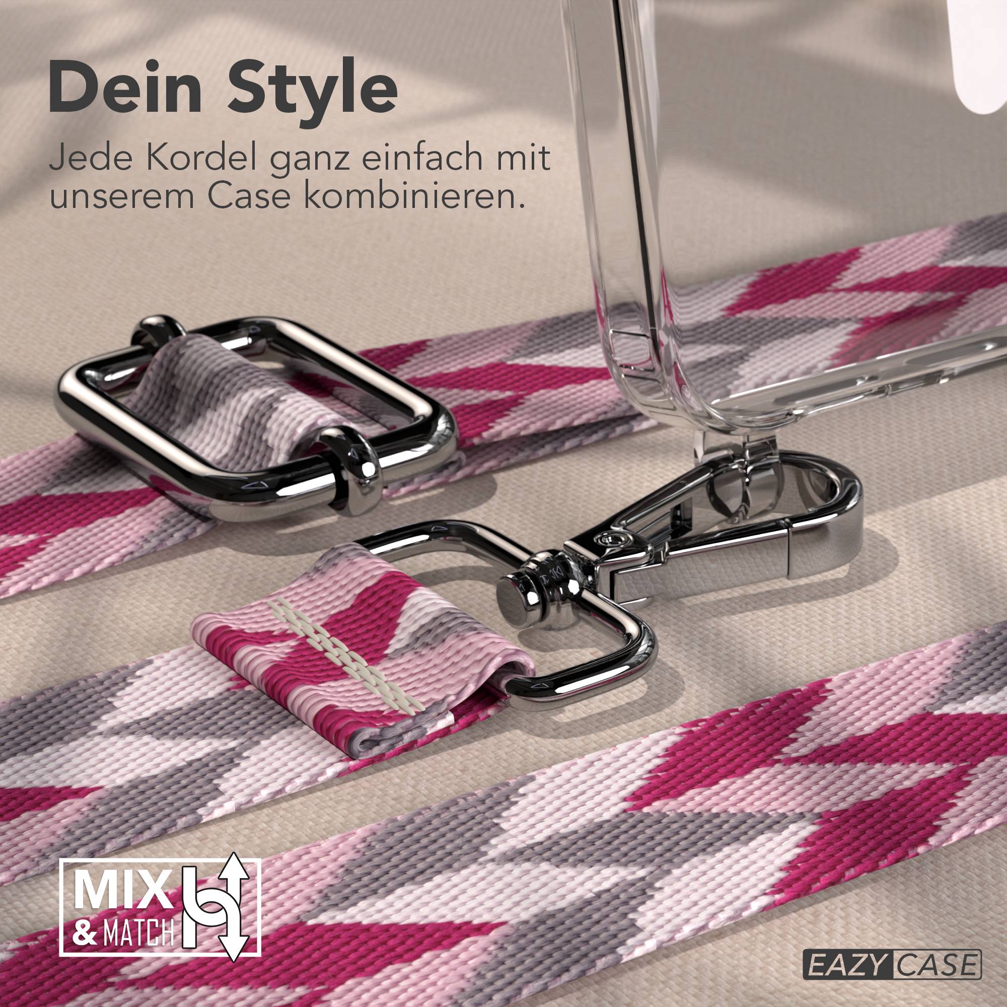 Samsung Galaxy S26 MagSafe Handykette mit verstellbarem Boho Band Set 