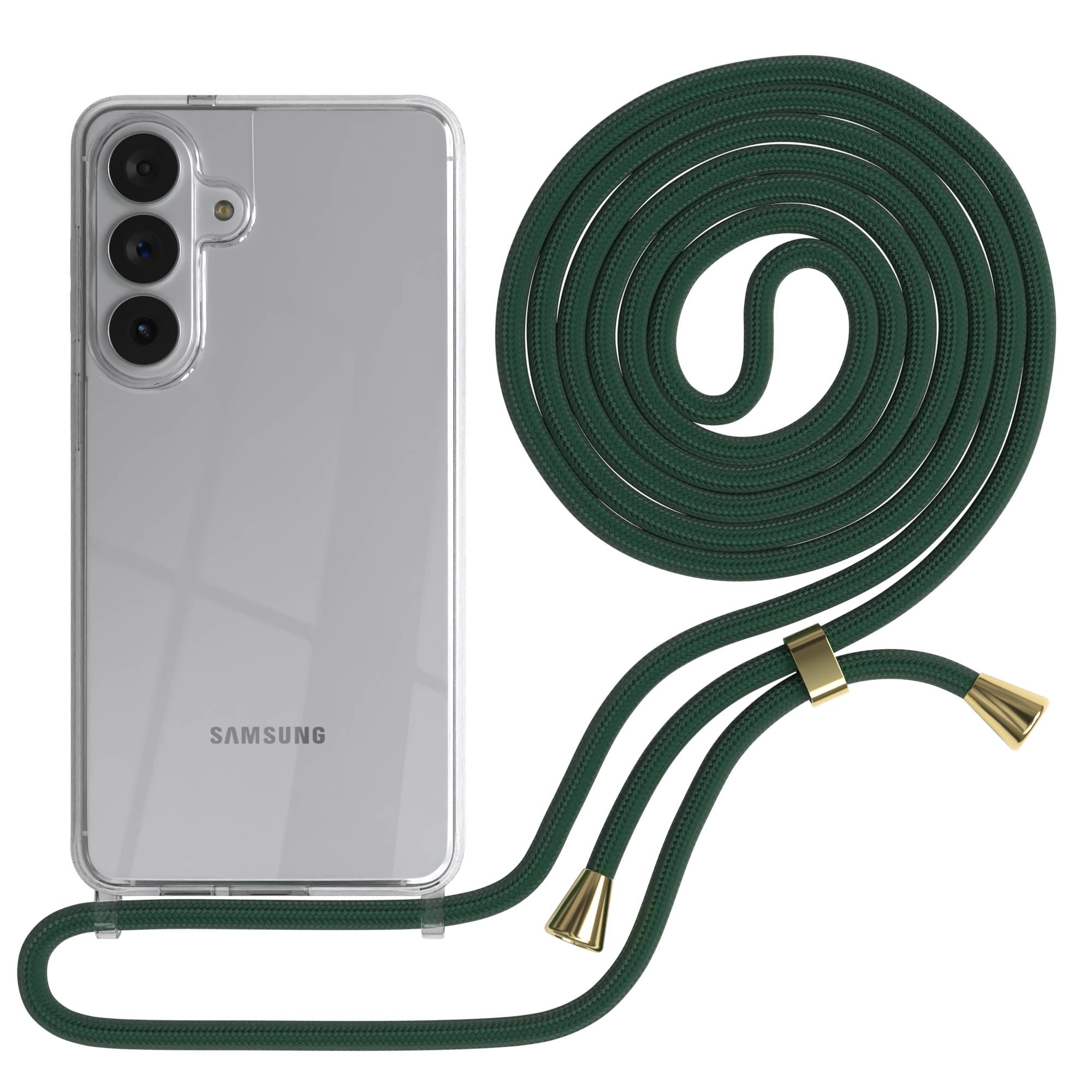 Samsung Galaxy S26 Plus transparente Handykette mit verstellbarer Kordel 