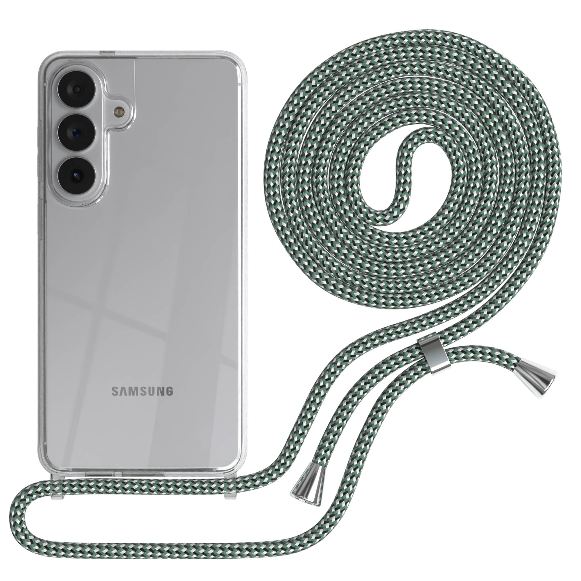 Samsung Galaxy S26 Plus transparente Handykette mit verstellbarer Kordel 