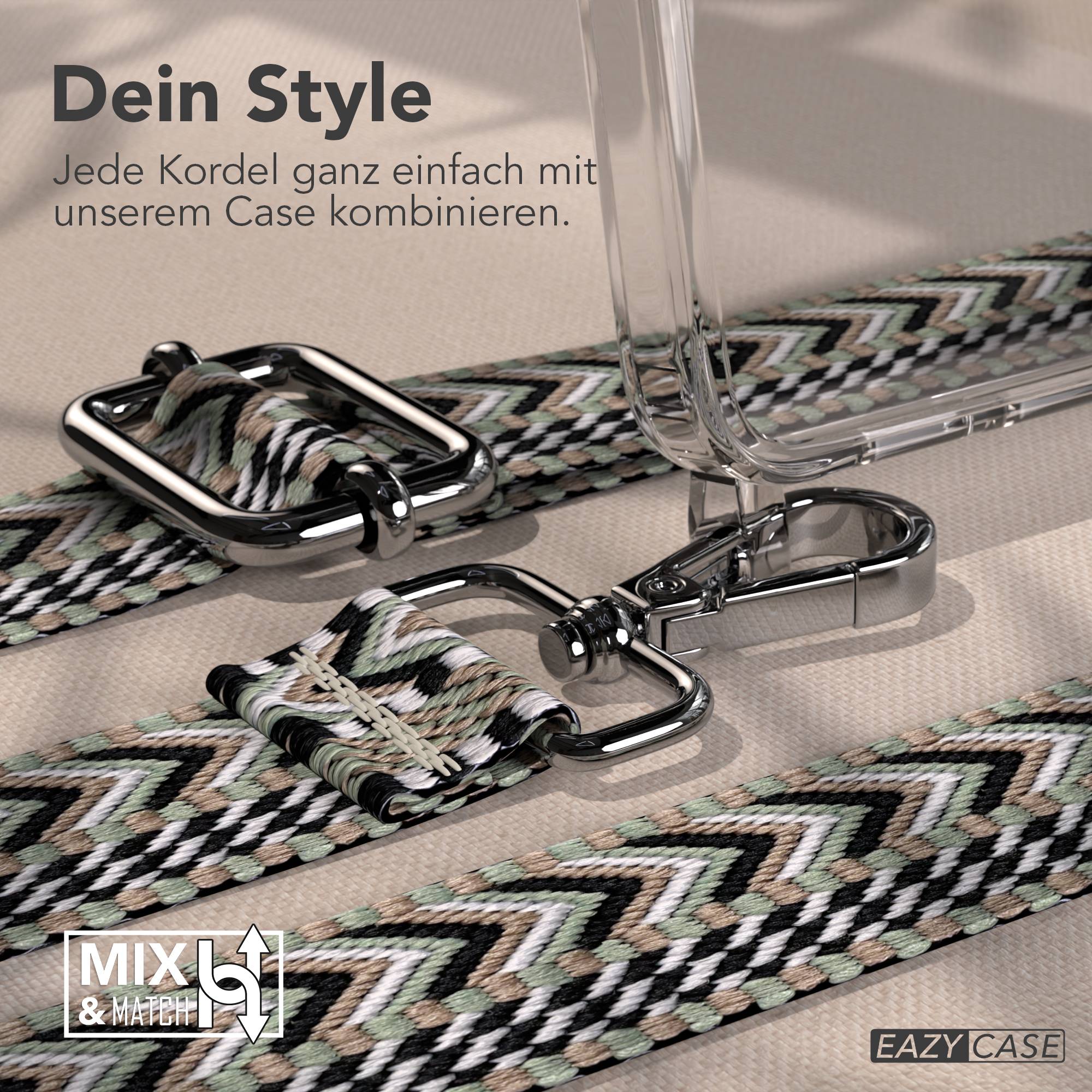 Samsung Galaxy S26 Plus Handykette mit Boho Band verstellbar 