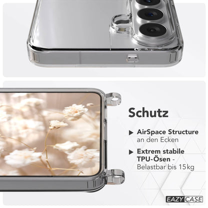 Samsung Galaxy S26 Plus Handykette mit Boho Band verstellbar 