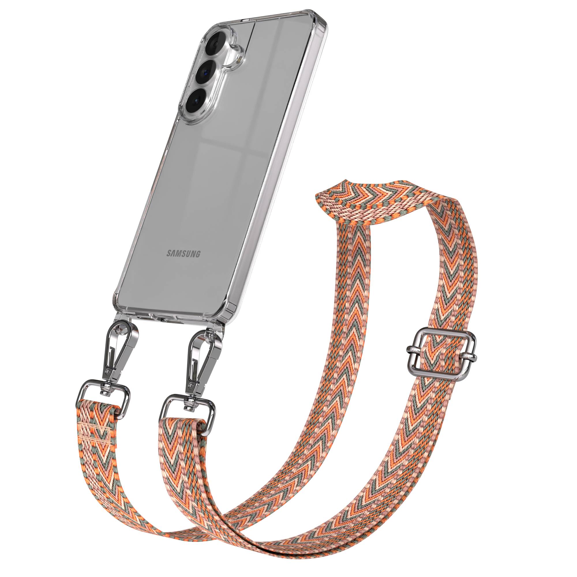 Samsung Galaxy S26 Plus Handykette mit Boho Band verstellbar 