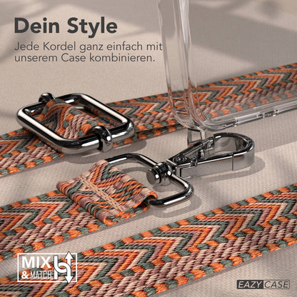 Samsung Galaxy S26 Plus Handykette mit Boho Band verstellbar 