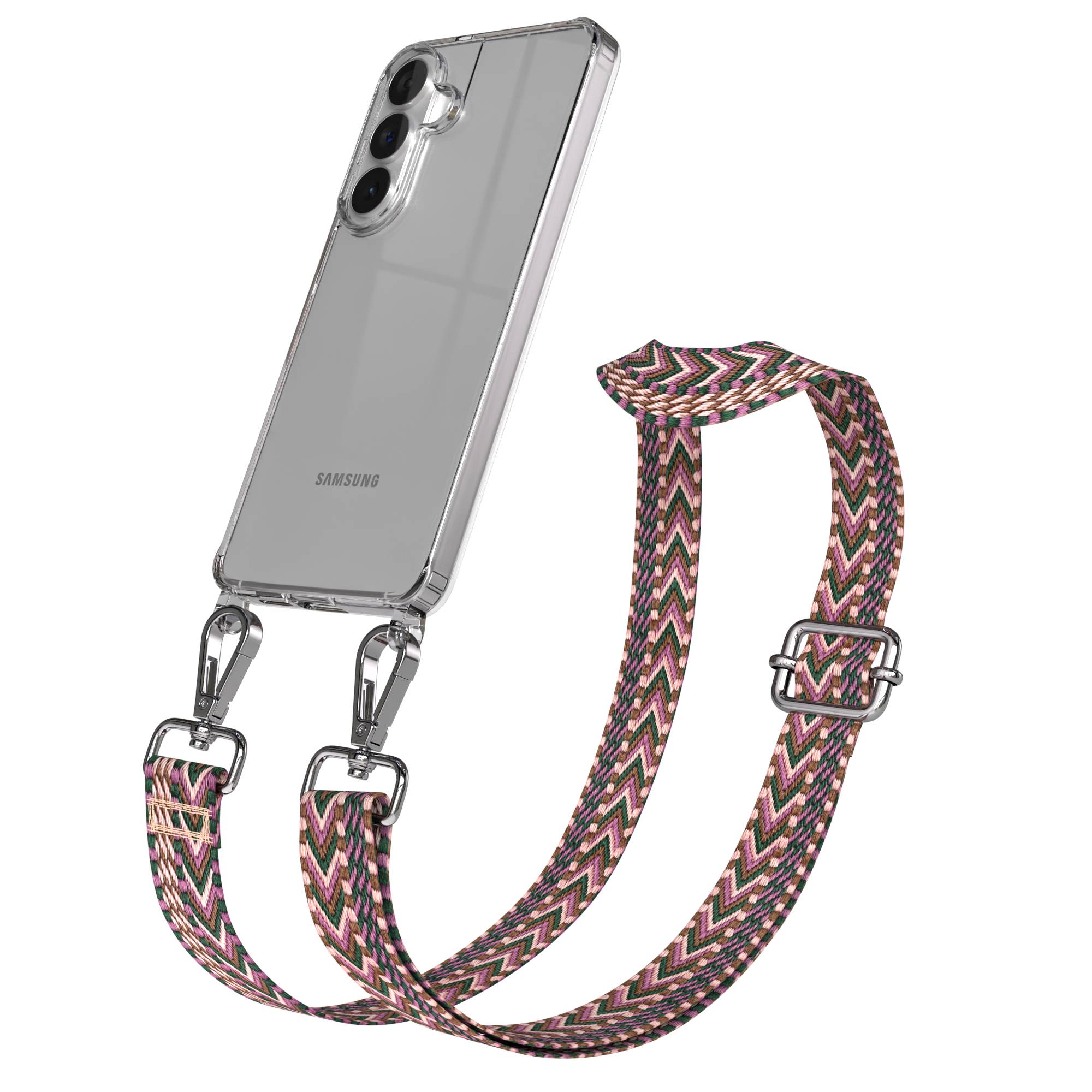 Samsung Galaxy S26 Plus Handykette mit Boho Band verstellbar 