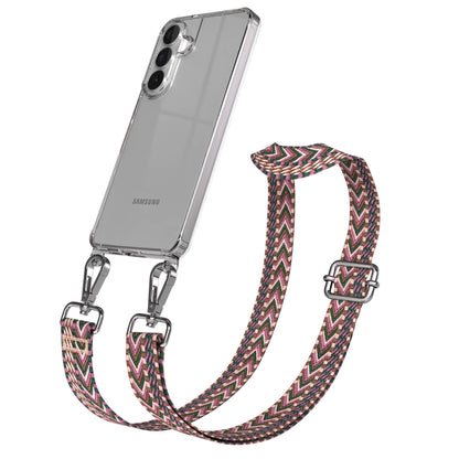 Samsung Galaxy S26 Plus Handykette mit Boho Band verstellbar 