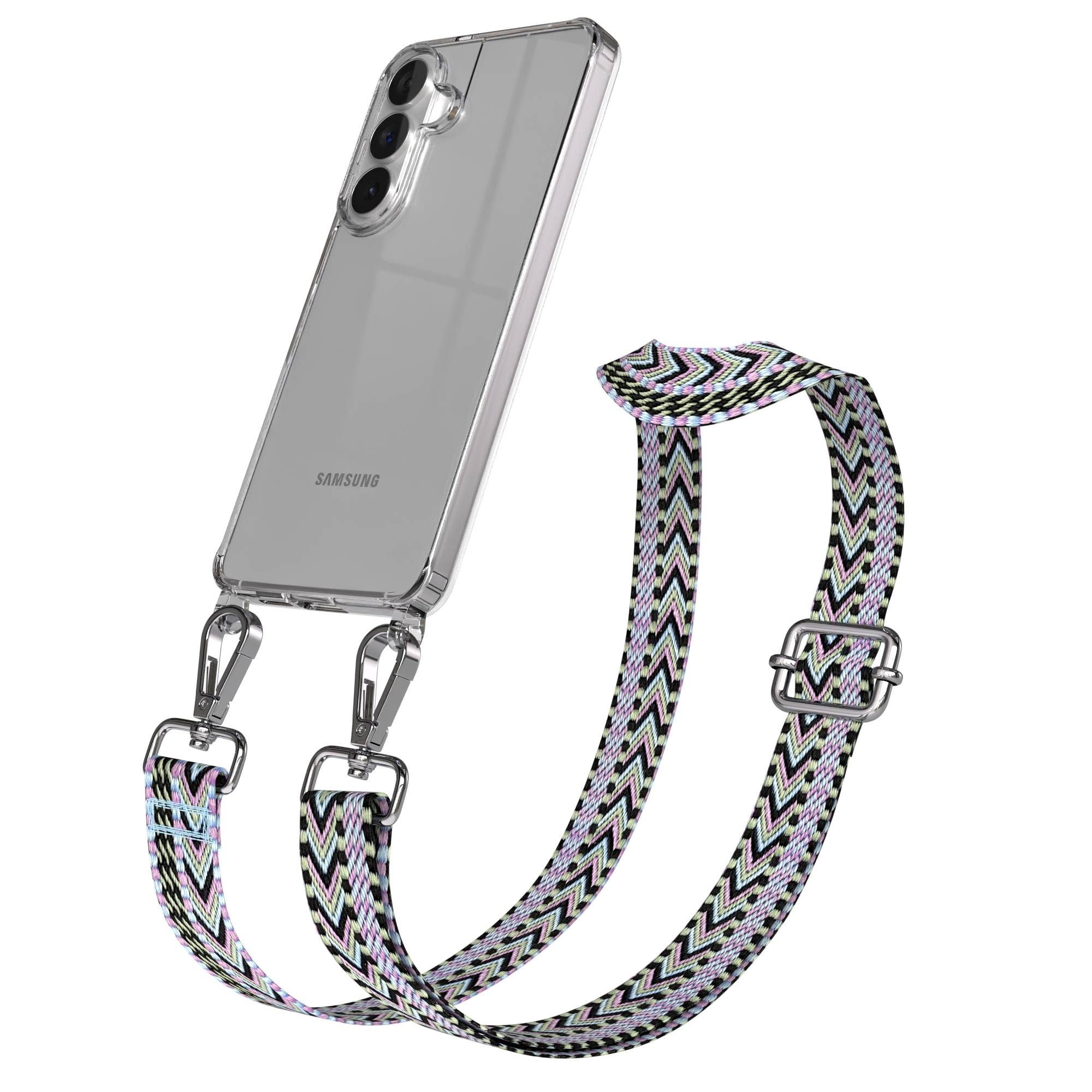 Samsung Galaxy S26 Plus Handykette mit Boho Band verstellbar 