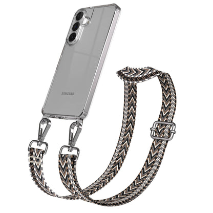 Samsung Galaxy S26 Plus Handykette mit Boho Band verstellbar 