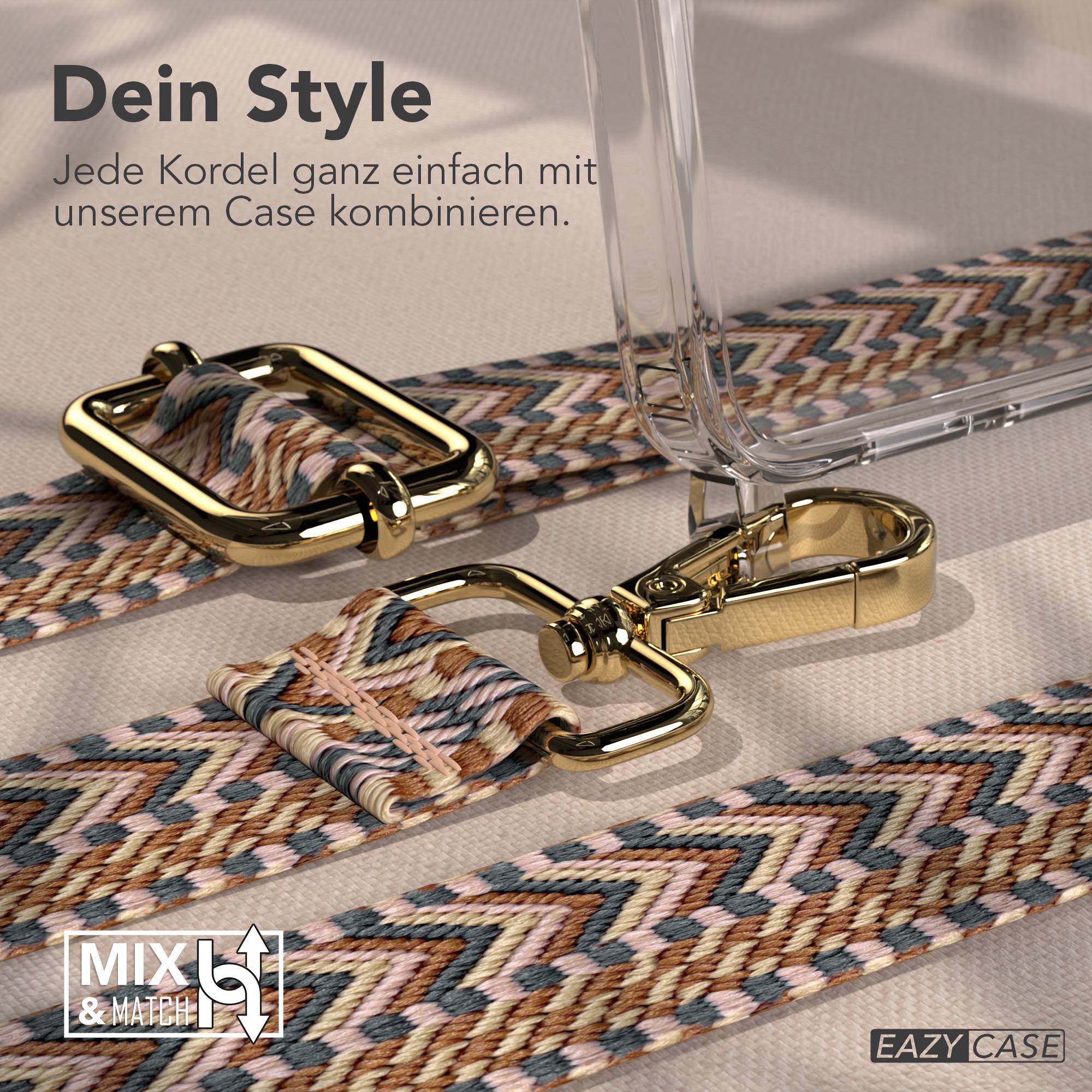 Samsung Galaxy S26 Plus Handykette mit Boho Band verstellbar 