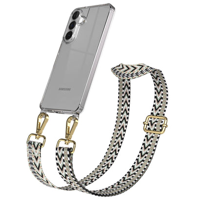 Samsung Galaxy S26 Plus Handykette mit Boho Band verstellbar 