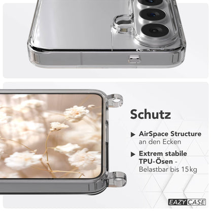 Samsung Galaxy S26 Plus Handykette mit Boho Band verstellbar 