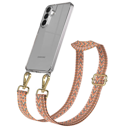 Samsung Galaxy S26 Plus Handykette mit Boho Band verstellbar 