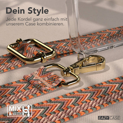 Samsung Galaxy S26 Plus Handykette mit Boho Band verstellbar 