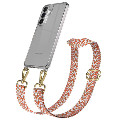 Samsung Galaxy S26 Plus Handykette mit Boho Band verstellbar 