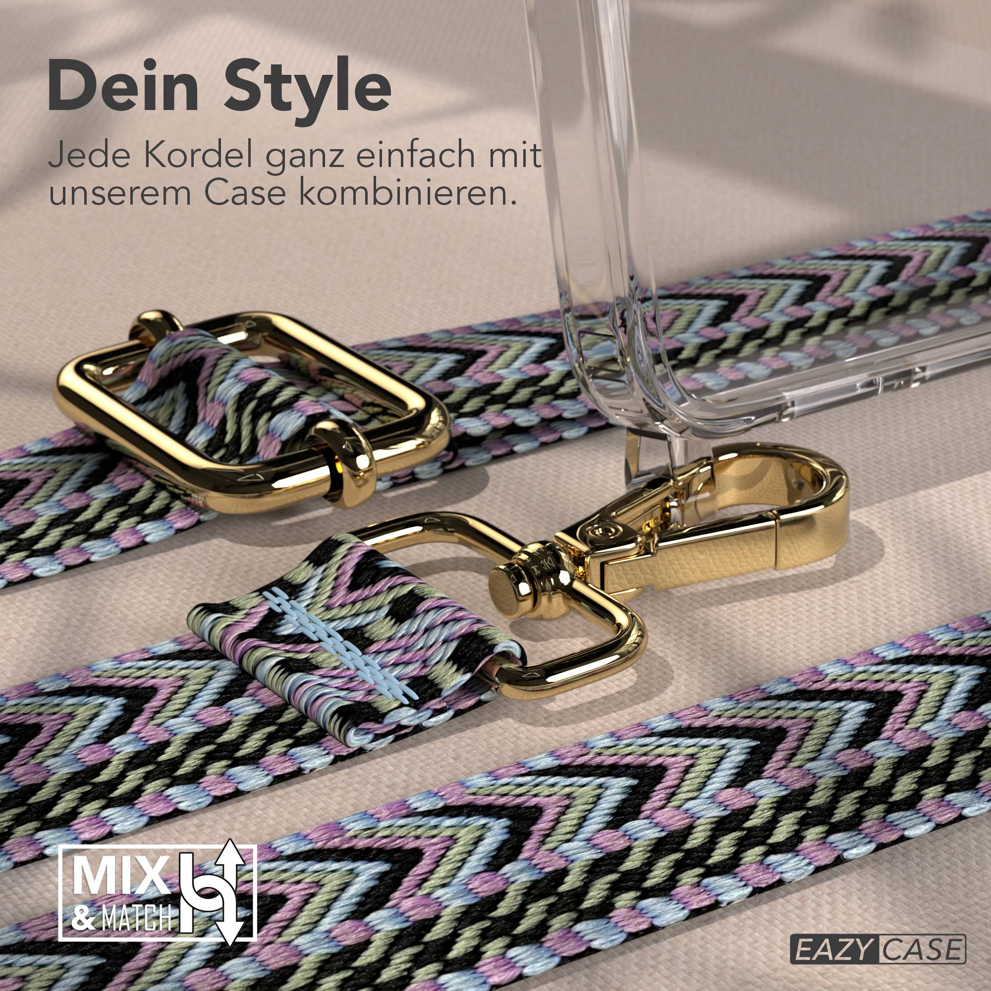 Samsung Galaxy S26 Plus Handykette mit Boho Band verstellbar 