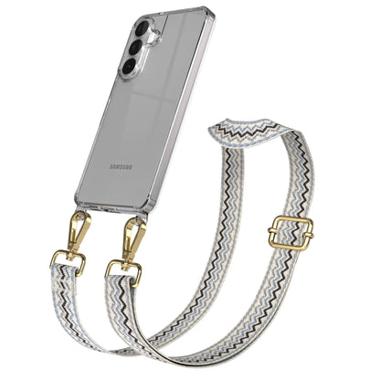 Samsung Galaxy S26 Plus Handykette mit Boho Band verstellbar 