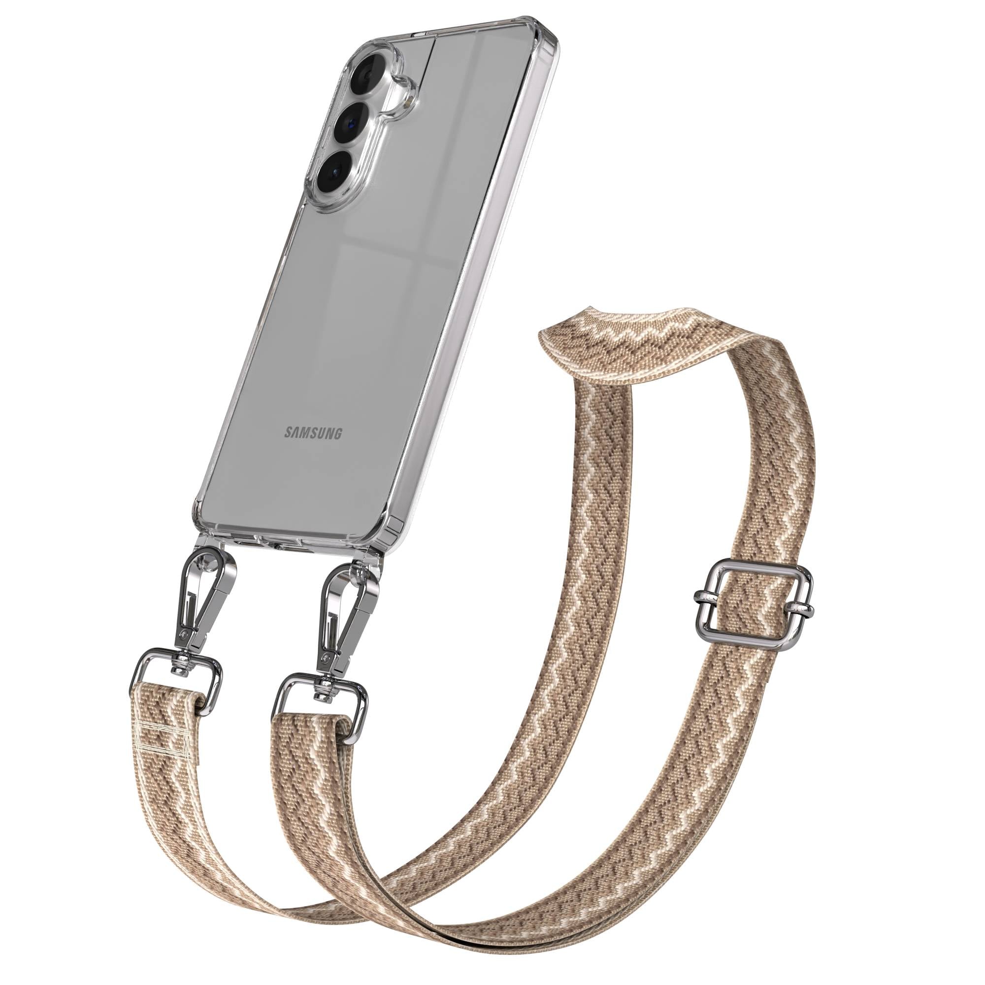 Samsung Galaxy S26 Plus Handykette mit Boho Band verstellbar 