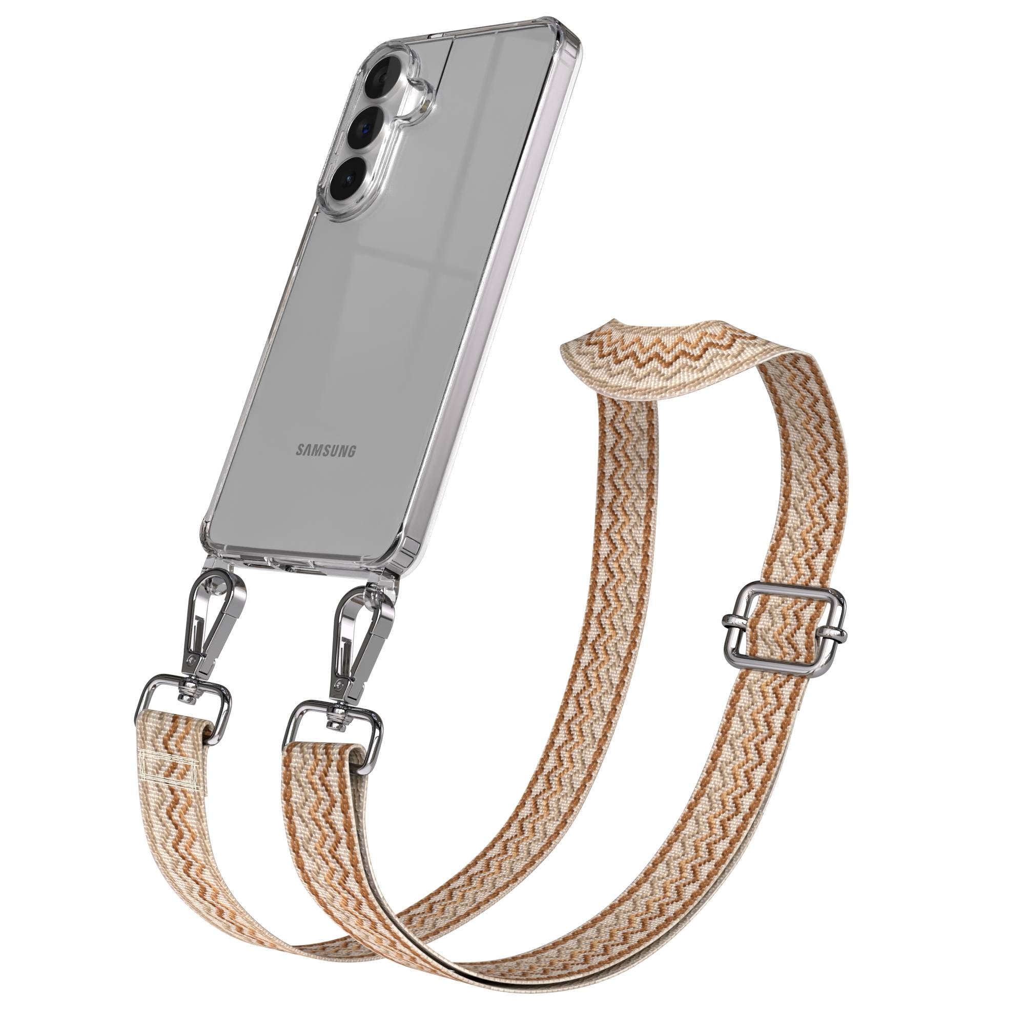 Samsung Galaxy S26 Plus Handykette mit Boho Band verstellbar 