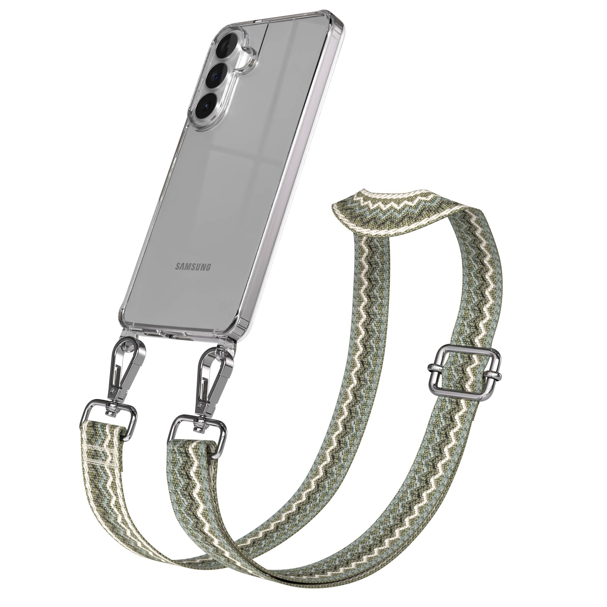 Samsung Galaxy S26 Plus Handykette mit Boho Band verstellbar 