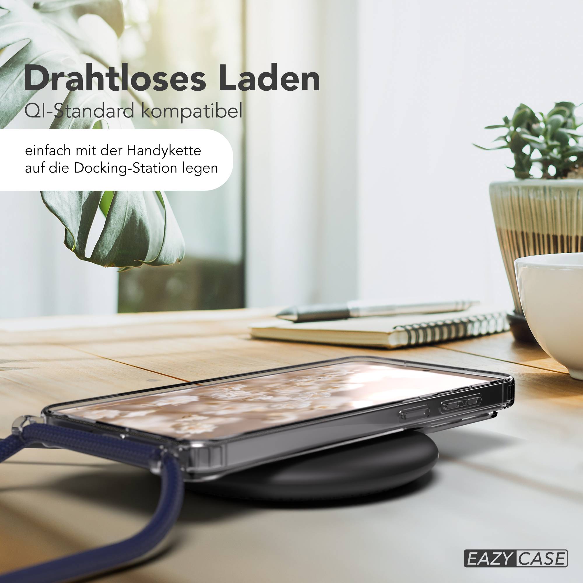Samsung Galaxy S26 Plus transparente Handykette mit Kordel MagSafe TPU Hülle 