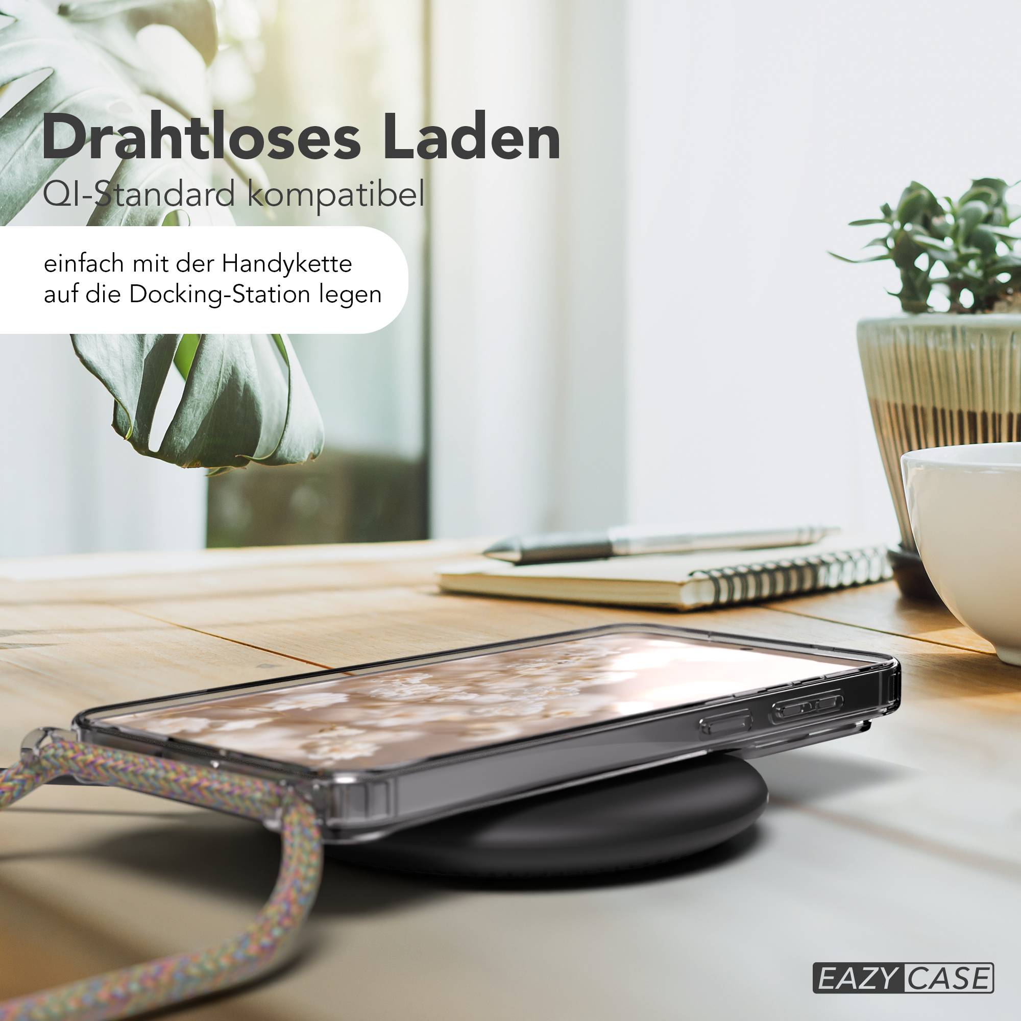 Samsung Galaxy S26 Plus transparente Handykette mit Kordel MagSafe TPU Hülle 