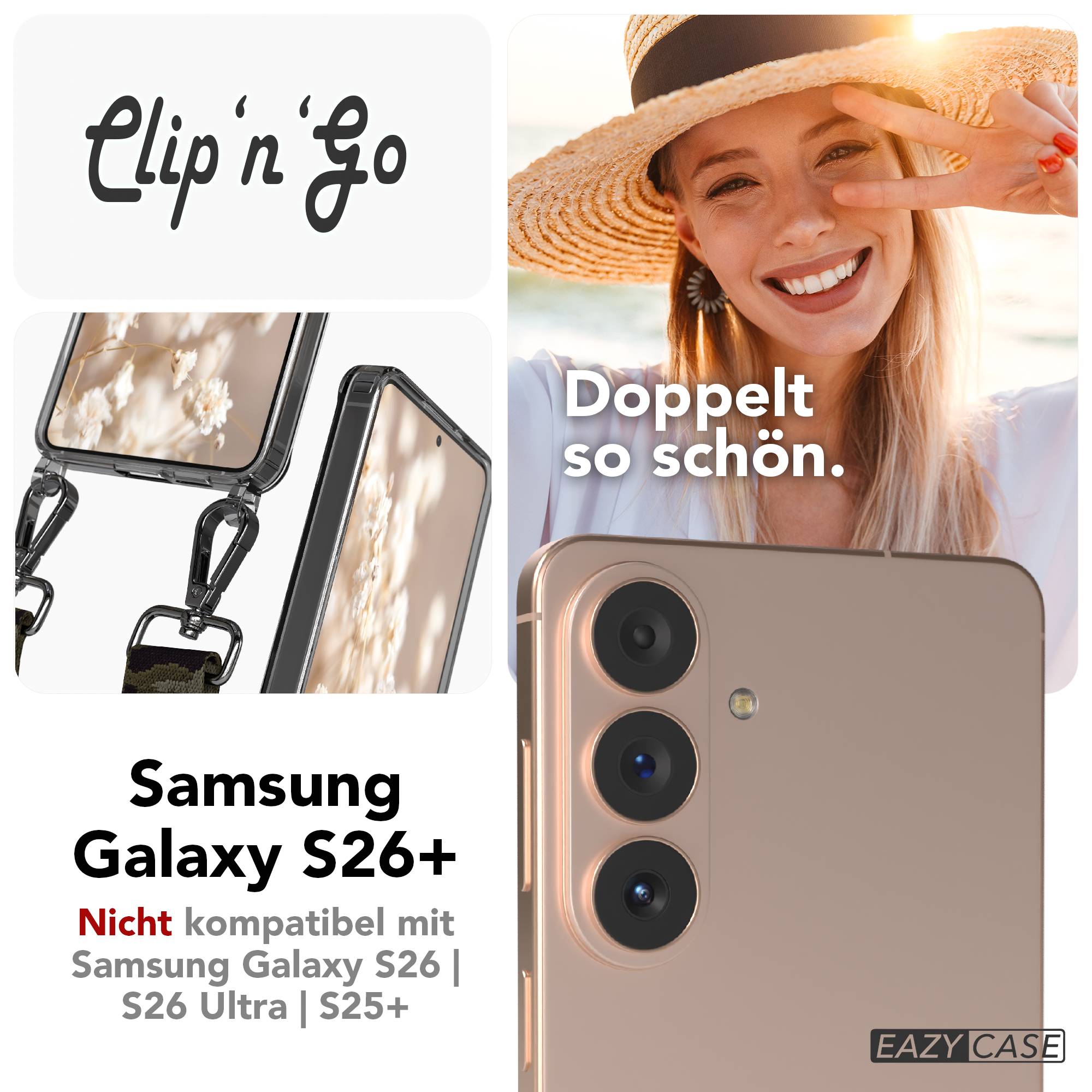 Samsung Galaxy S26 Plus Handykette MagSafe Boho Band verstellbar EAZY CASE 