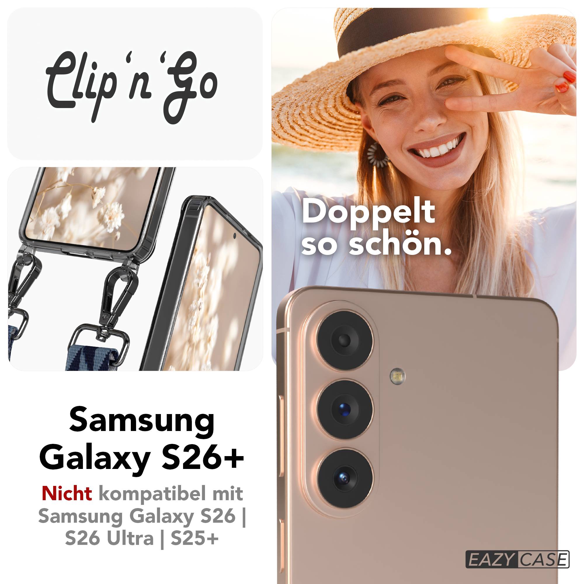 Samsung Galaxy S26 Plus Handykette MagSafe Boho Band verstellbar EAZY CASE 