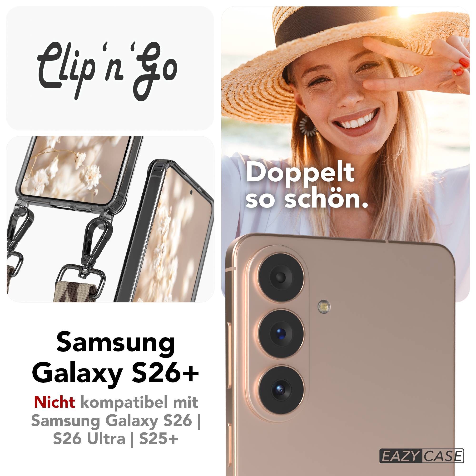 Samsung Galaxy S26 Plus Handykette MagSafe Boho Band verstellbar EAZY CASE 