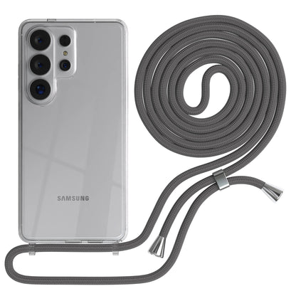 Samsung Galaxy S26 Ultra transparente Handykette mit verstellbarer Kordel TPU Hülle 