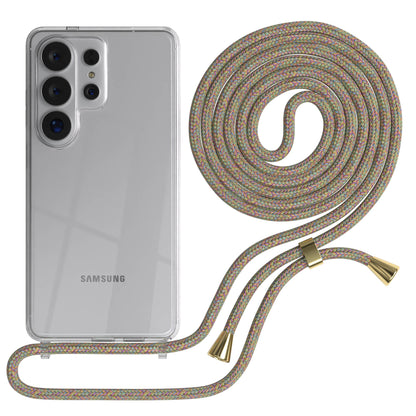 Samsung Galaxy S26 Ultra transparente Handykette mit verstellbarer Kordel TPU Hülle 