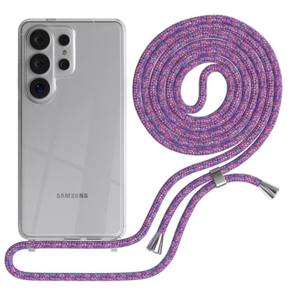 Samsung Galaxy S26 Ultra transparente Handykette mit verstellbarer Kordel TPU Hülle 
