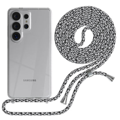 Samsung Galaxy S26 Ultra transparente Handykette mit verstellbarer Kordel TPU Hülle 