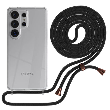 Samsung Galaxy S26 Ultra transparente Handykette mit verstellbarer Kordel TPU Hülle 