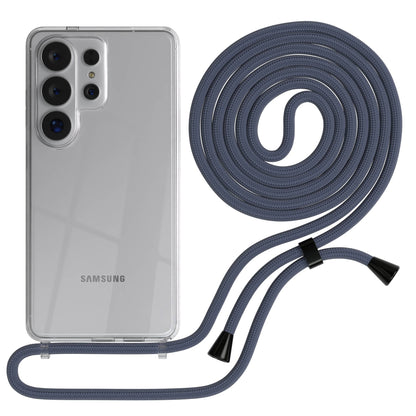 Samsung Galaxy S26 Ultra transparente Handykette mit verstellbarer Kordel TPU Hülle 