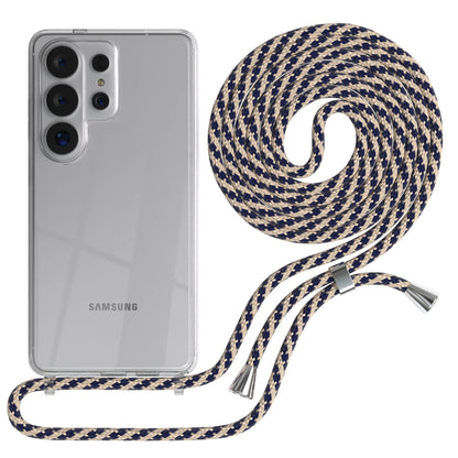 Samsung Galaxy S26 Ultra transparente Handykette mit verstellbarer Kordel TPU Hülle 