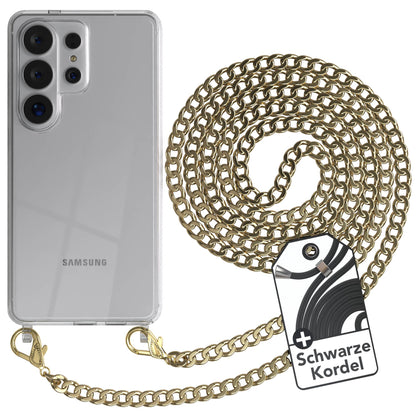 Samsung Galaxy S26 Ultra Handykette mit Metallkette und Kordel zum Umhängen 