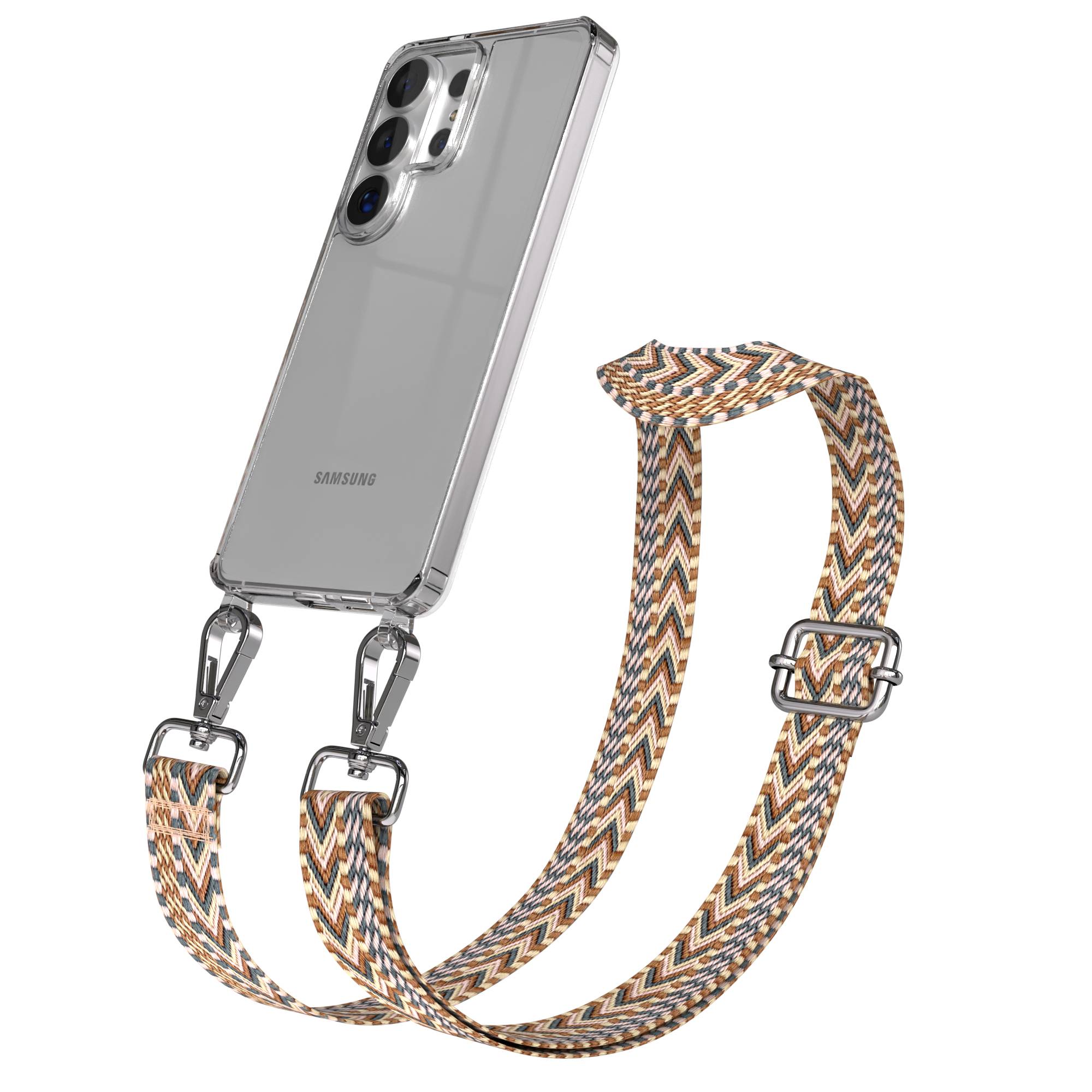 Samsung Galaxy S26 Ultra Handykette mit Boho Band verstellbar 