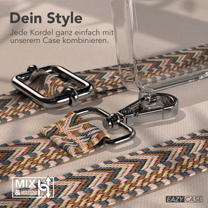 Samsung Galaxy S26 Ultra Handykette mit Boho Band verstellbar 