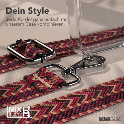 Samsung Galaxy S26 Ultra Handykette mit Boho Band verstellbar 