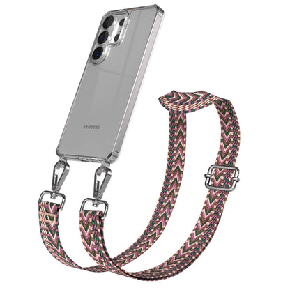 Samsung Galaxy S26 Ultra Handykette mit Boho Band verstellbar 