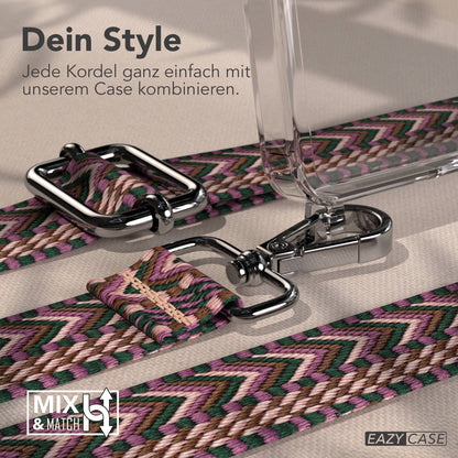 Samsung Galaxy S26 Ultra Handykette mit Boho Band verstellbar 