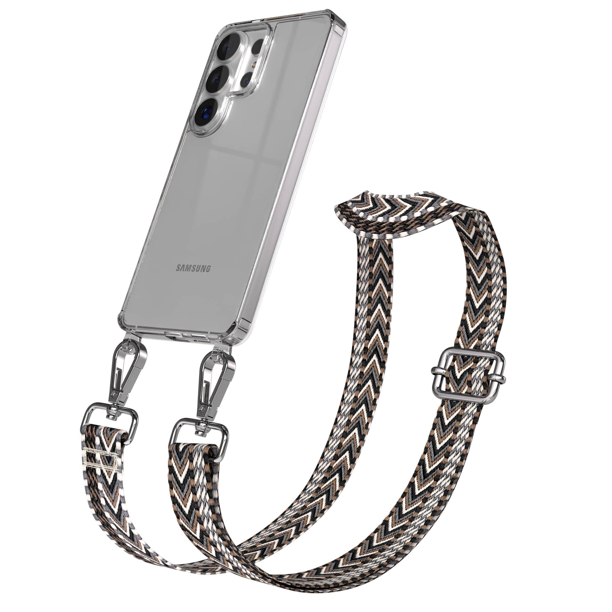 Samsung Galaxy S26 Ultra Handykette mit Boho Band verstellbar 