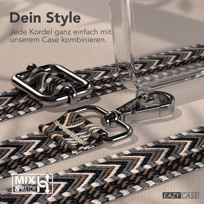 Samsung Galaxy S26 Ultra Handykette mit Boho Band verstellbar 