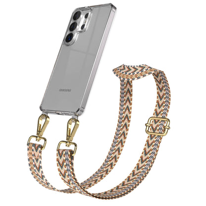 Samsung Galaxy S26 Ultra Handykette mit Boho Band verstellbar 