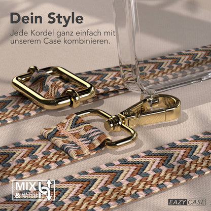 Samsung Galaxy S26 Ultra Handykette mit Boho Band verstellbar 