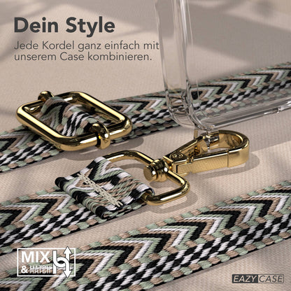 Samsung Galaxy S26 Ultra Handykette mit Boho Band verstellbar 
