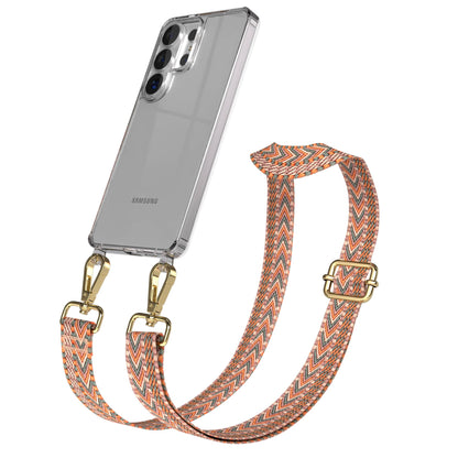 Samsung Galaxy S26 Ultra Handykette mit Boho Band verstellbar 
