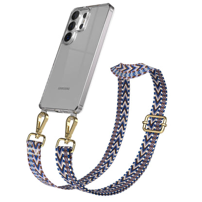 Samsung Galaxy S26 Ultra Handykette mit Boho Band verstellbar 