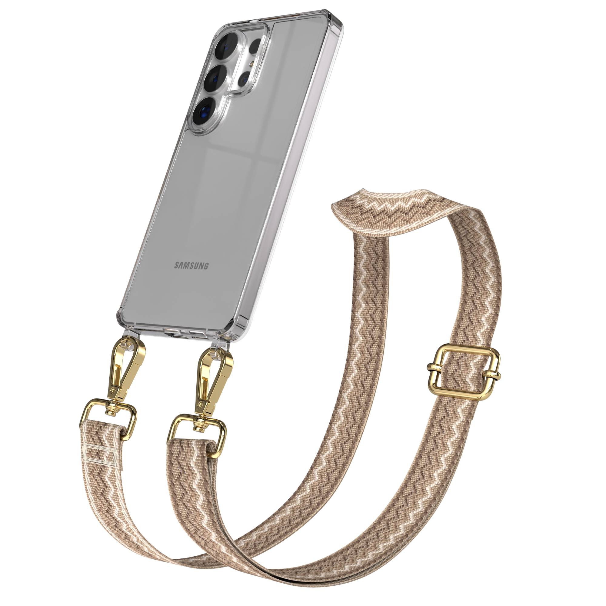 Samsung Galaxy S26 Ultra Handykette mit Boho Band verstellbar 